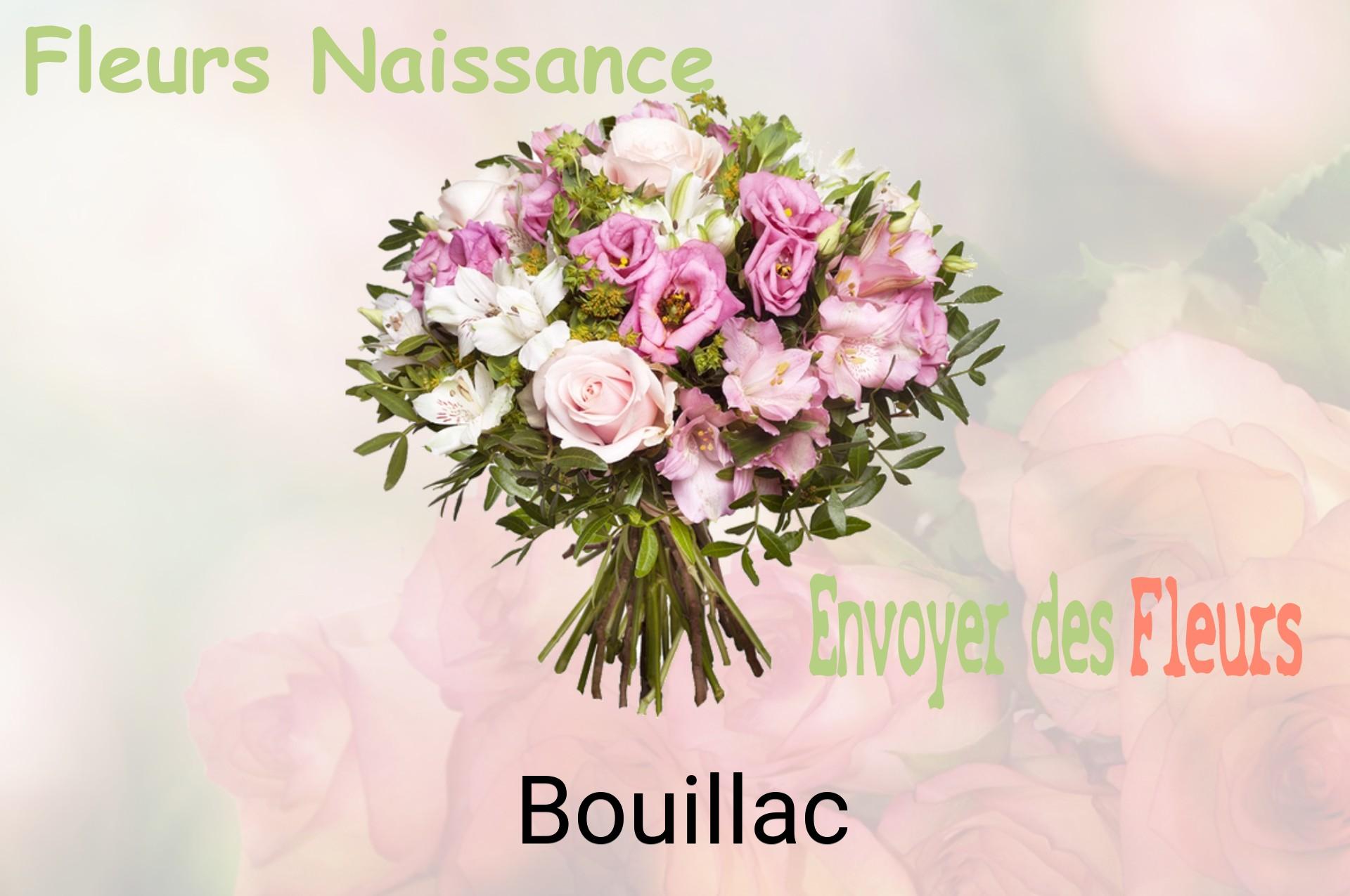 Bouquet de fleurs de naissance livré à Bouillac